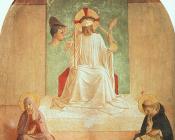 嘲弄基督（与贝诺佐戈佐利） - 弗拉·安吉利科